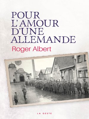 cover image of Pour l'amour d'une Allemande